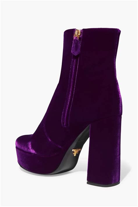 prada velvet boots|prada ankle boots for women.